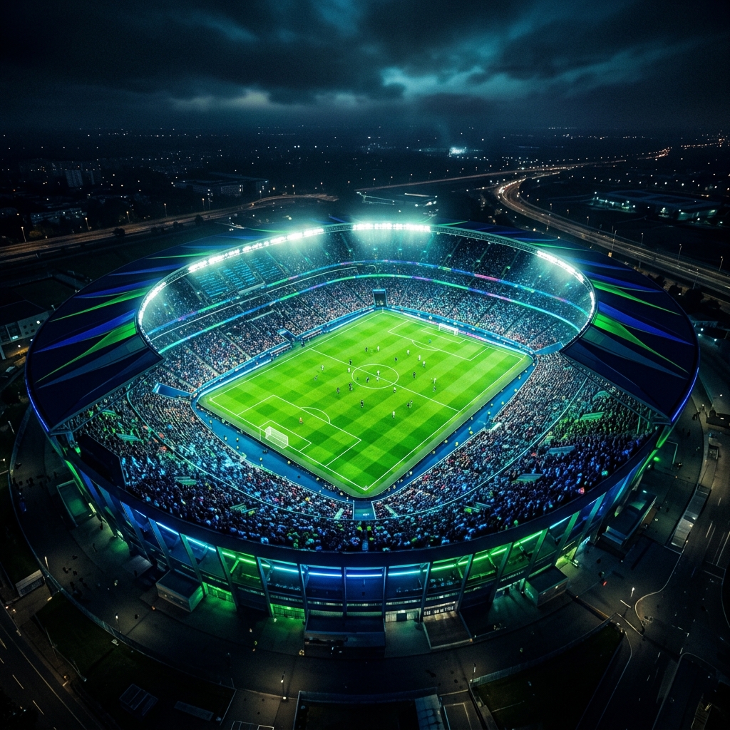 Night Football Stadium